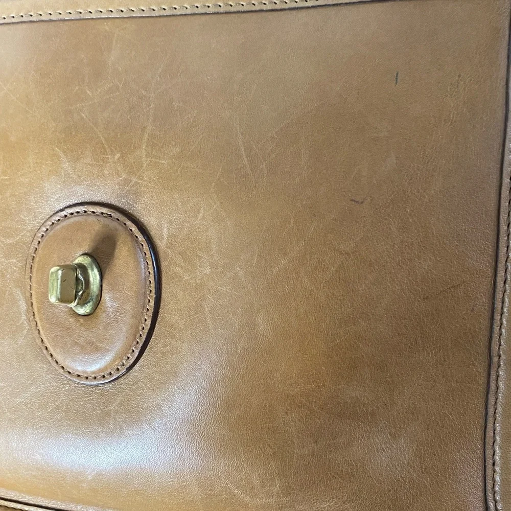 Vintage Coach Willis 9927 Camel and NWT CK547 Webbing Strap, NO ORIGINAL STRAP - Picture 14 of 16